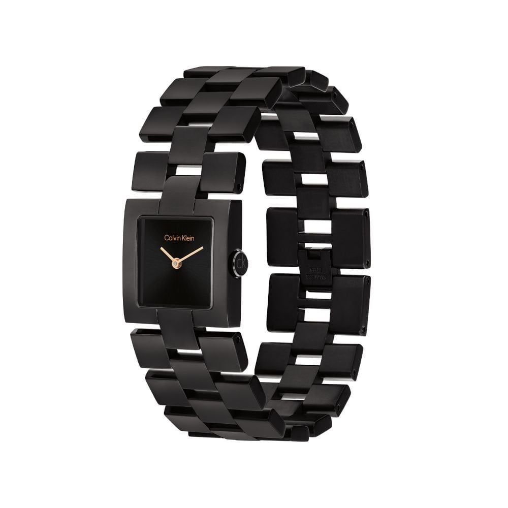 Calvin Klein Meridian Women's Black Square Stainless Steel Watch