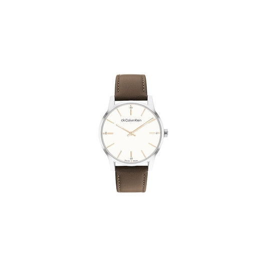 Calvin Klein Swiss Dressed Strap Watch