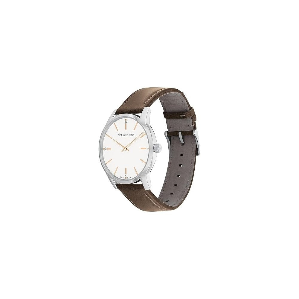 Calvin Klein Swiss Dressed Strap Watch