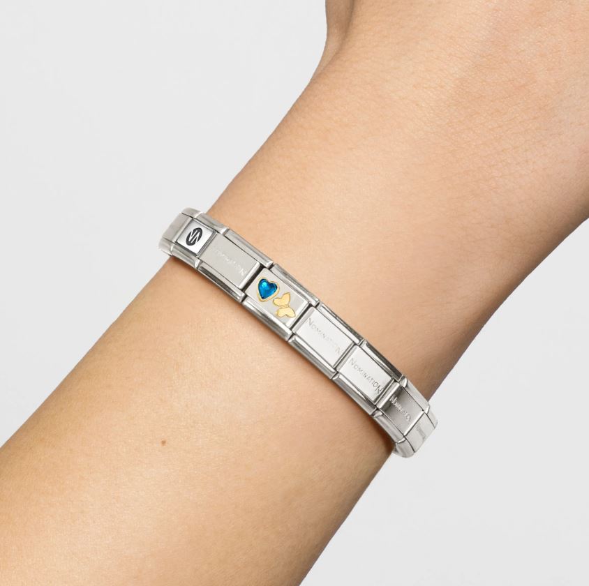 Nomination Dark Blue Butterfly Charm