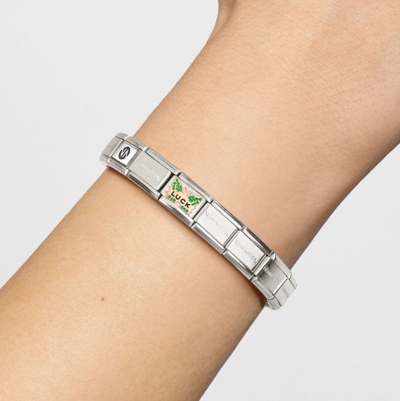 Nomination Green Butterfly 'Luck' Charm