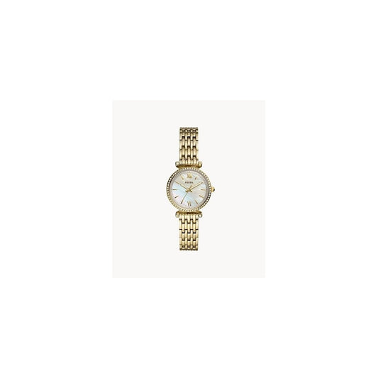 Carlie Mini Three-Hand Gold-Tone Stainless Steel Watch