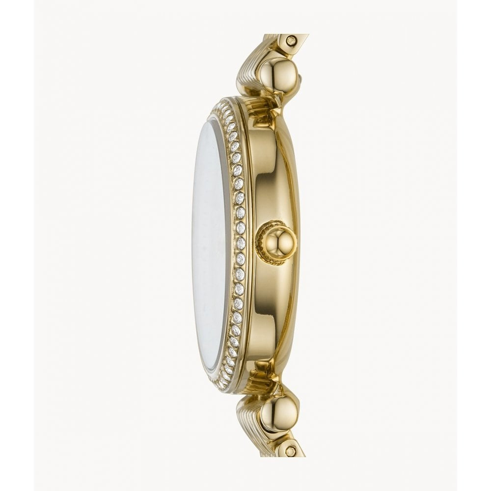 Carlie Mini Three-Hand Gold-Tone Stainless Steel Watch