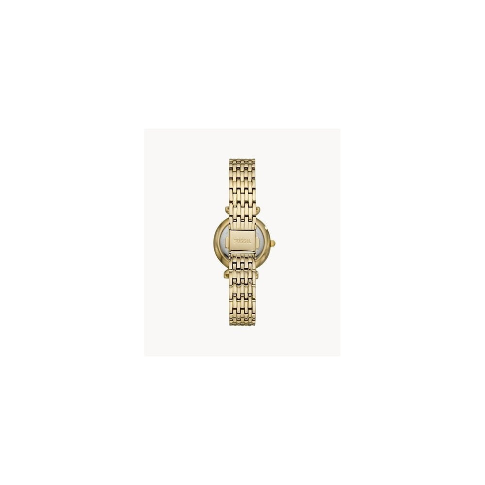 Carlie Mini Three-Hand Gold-Tone Stainless Steel Watch