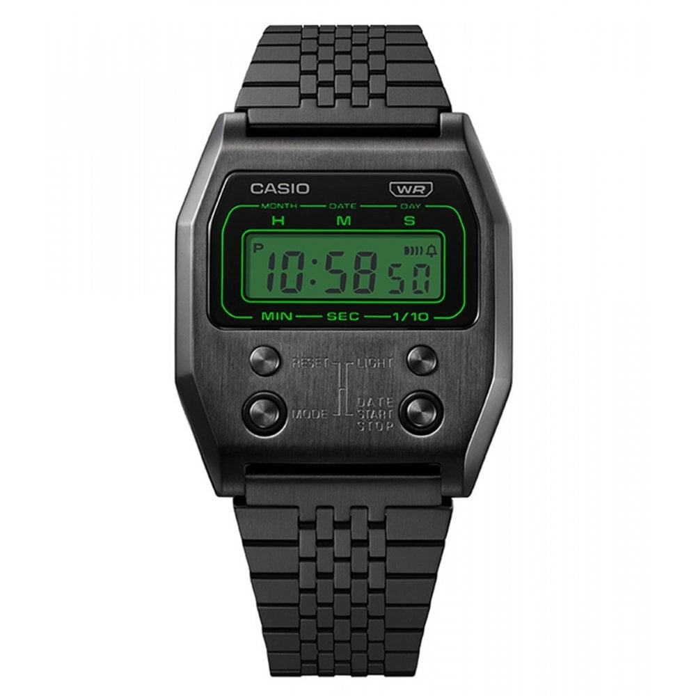 Casio Digital Quartz Watch with Stainless Steel Strap