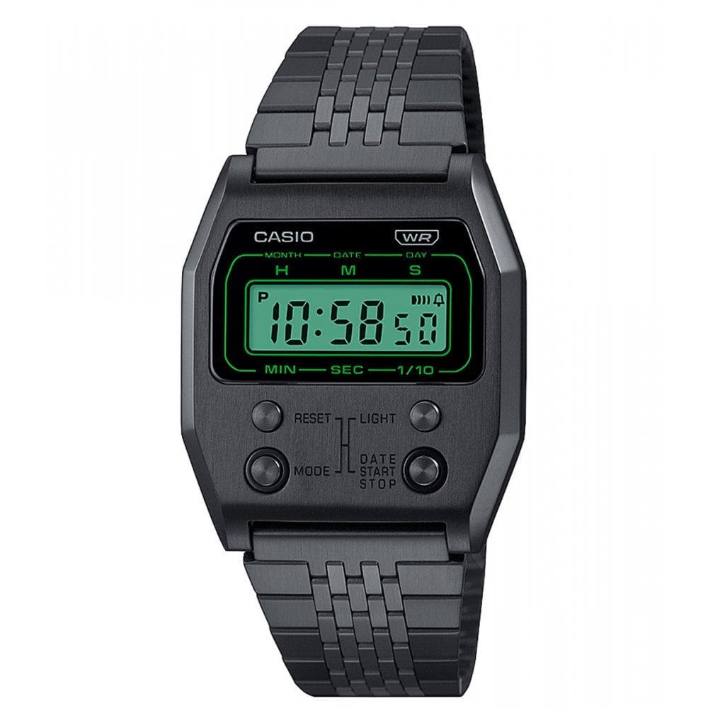 Casio Digital Quartz Watch with Stainless Steel Strap