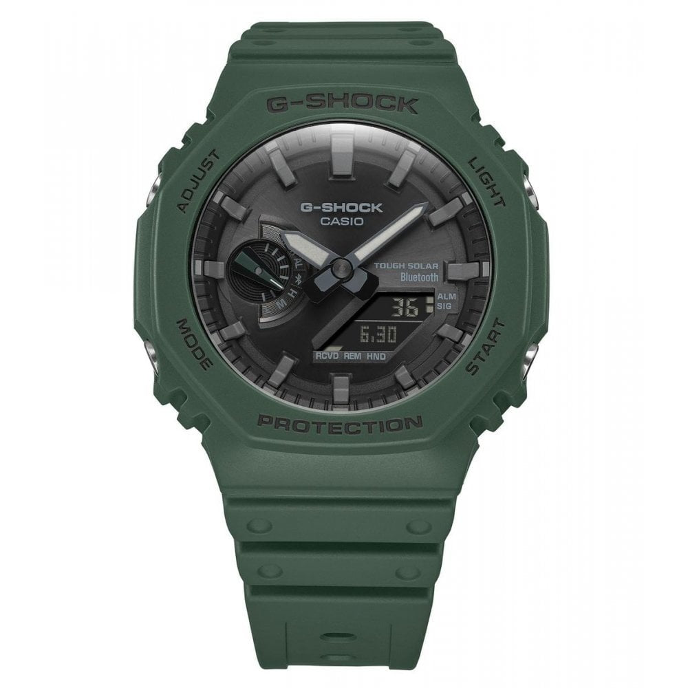 Casio Men Analogue-Digital Quartz Watch with Plastic Strap