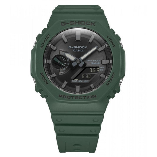 Casio Men Analogue-Digital Quartz Watch with Plastic Strap