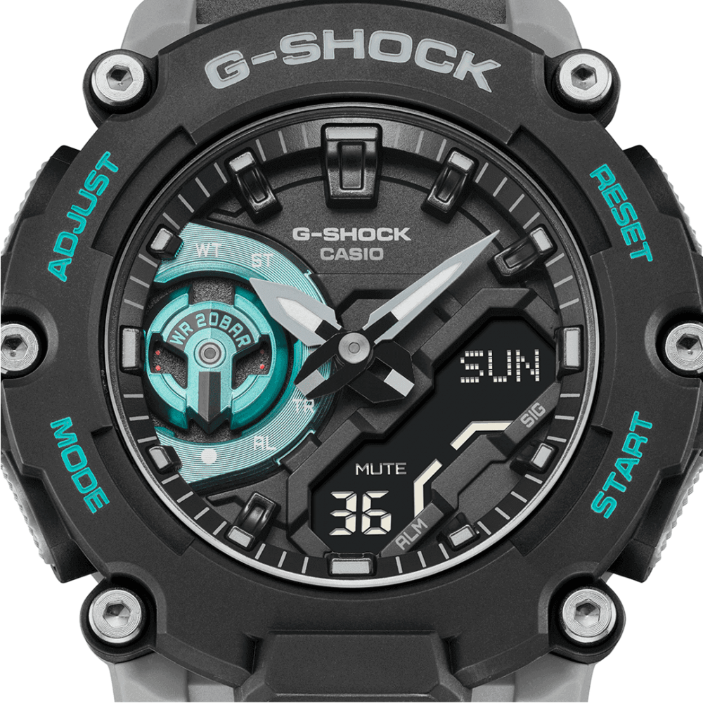 Casio Men Analogue-Digital Quartz Watch with Plastic Strap