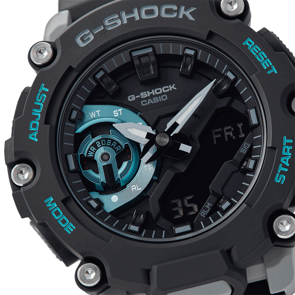 Casio Men Analogue-Digital Quartz Watch with Plastic Strap