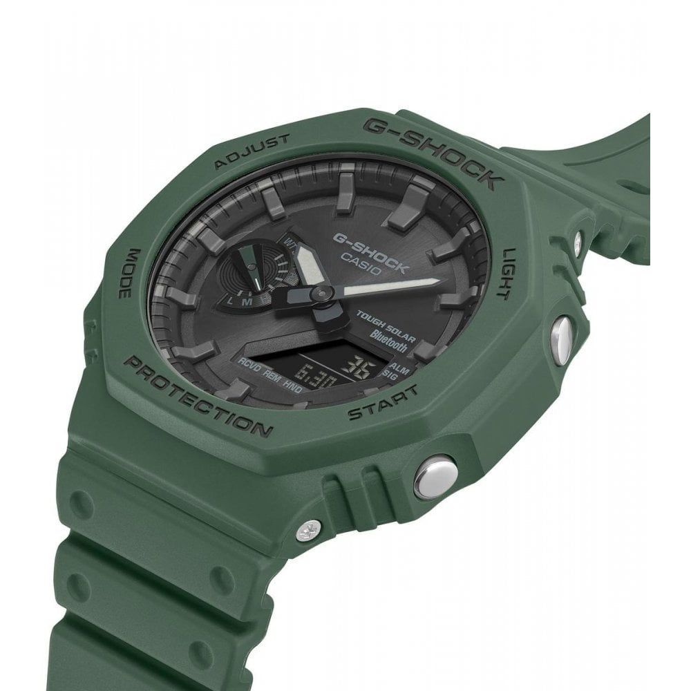Casio Men Analogue-Digital Quartz Watch with Plastic Strap