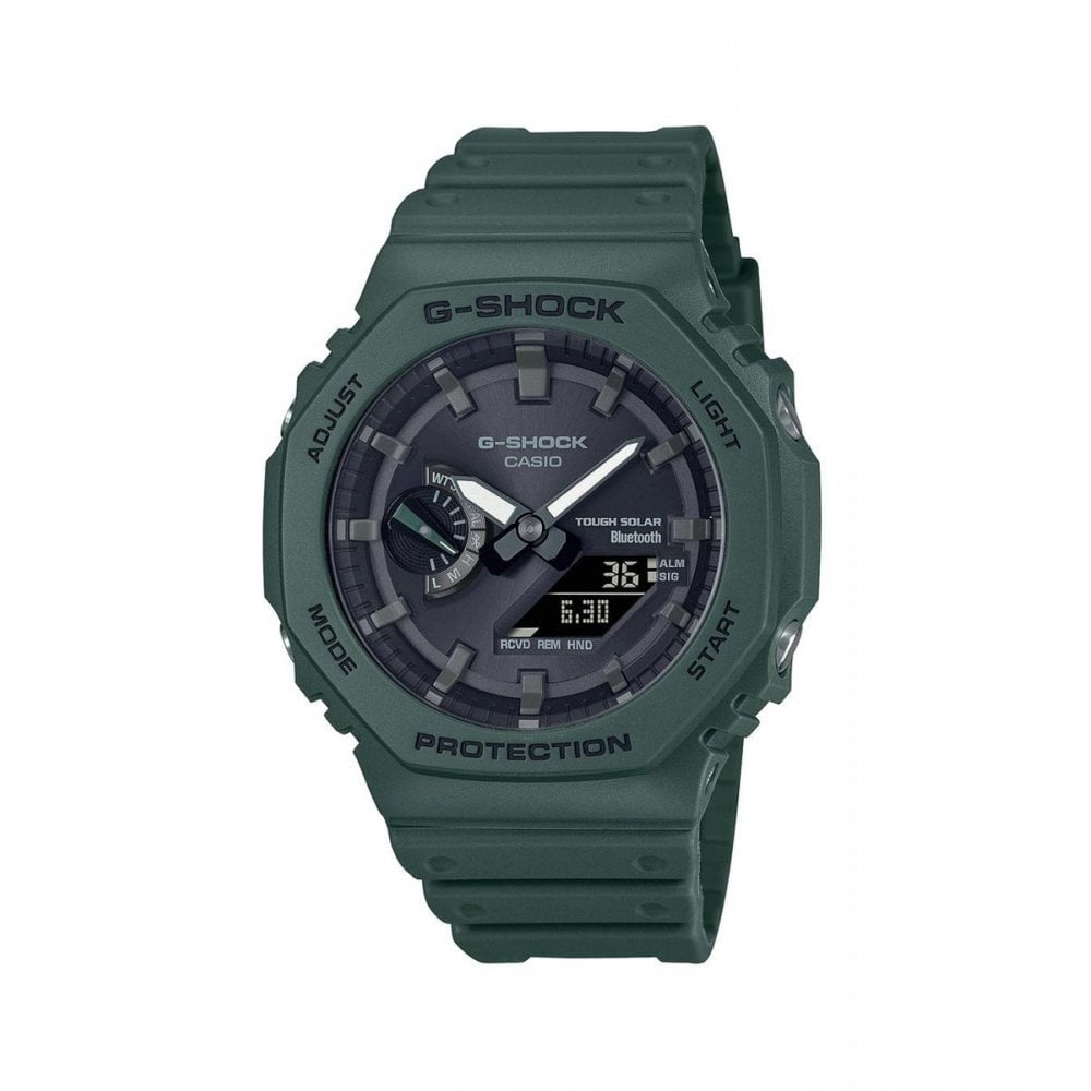 Casio Men Analogue-Digital Quartz Watch with Plastic Strap