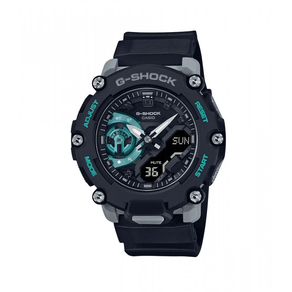 Casio Men Analogue-Digital Quartz Watch with Plastic Strap
