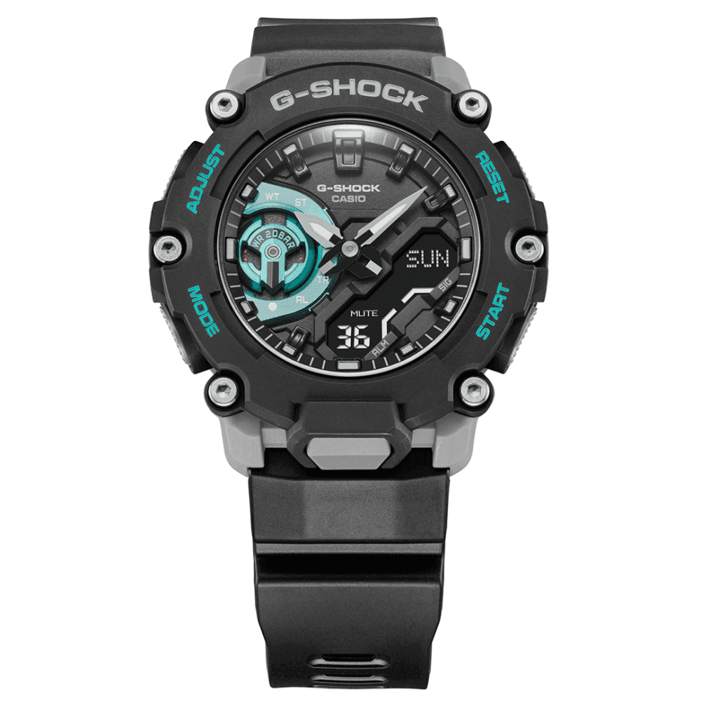Casio Men Analogue-Digital Quartz Watch with Plastic Strap