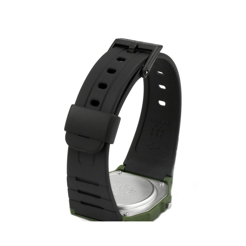 Casio Unisex Watch in Resin/Acrylic Glass with Date Display and LED Light - Water Resistance & Alarm