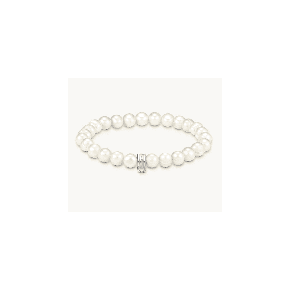 Charm Bracelet with Freshwater Cultured Pearls