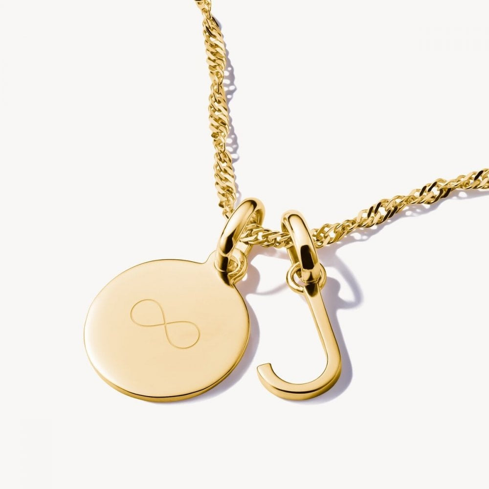 Charm Pendant Coin Connect Gold-Plated