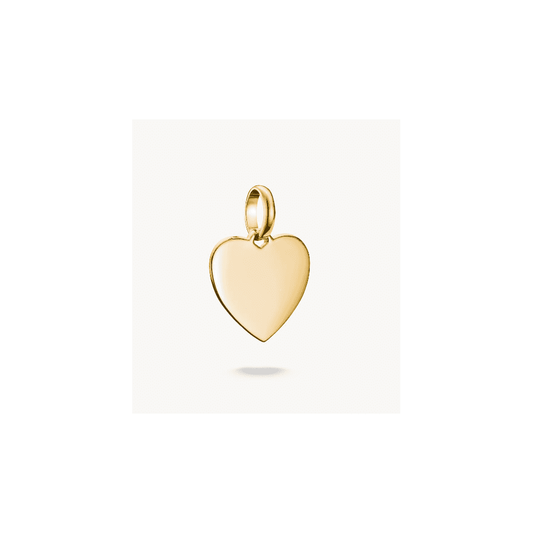 Charm pendant heart Connect gold-plated