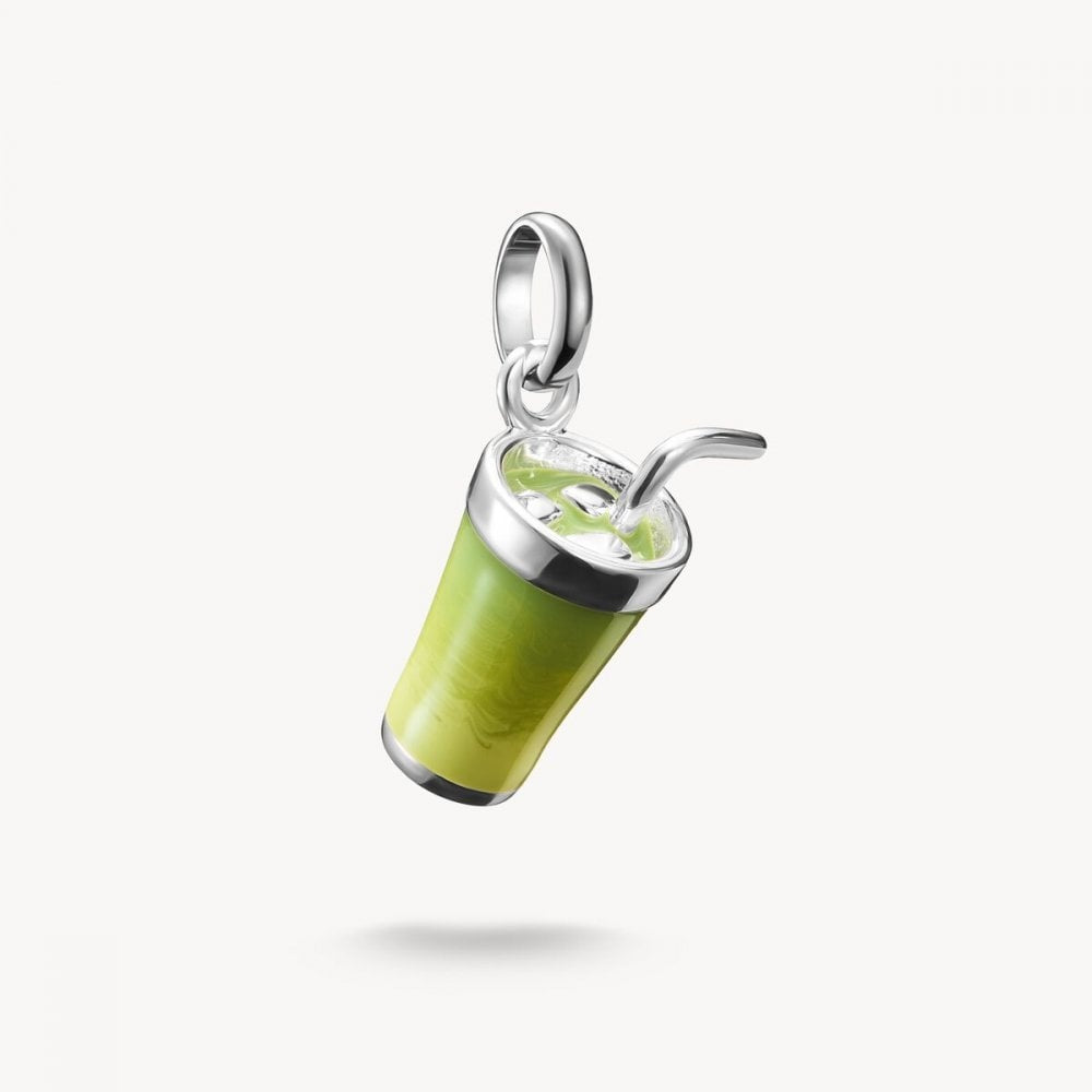 Charm pendant matcha latte Connect silver