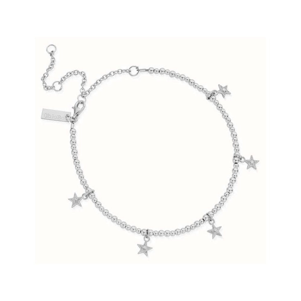 ChloBo Mini Cute Multi Star Anklet