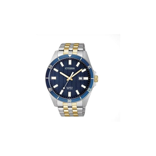 Citizen Citizen blue dial two-tone bracelet watch 