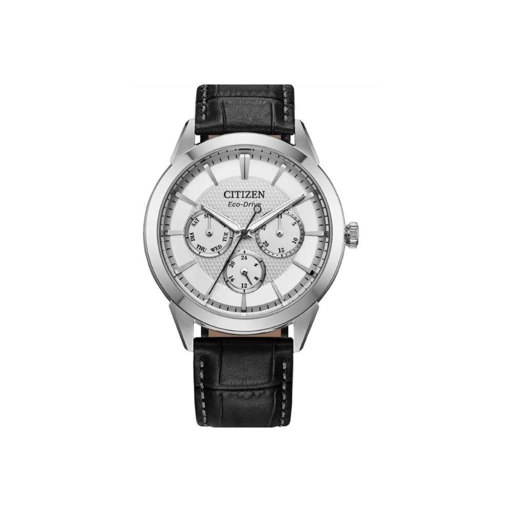 Citizen Eco Drive Mens Rolan Leather Watch