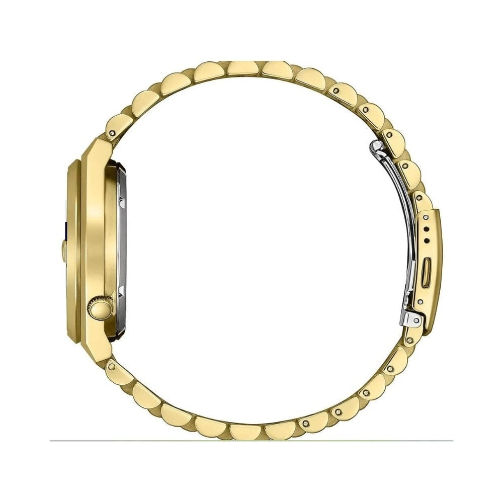 Citizen Tsuyosa 40mm Green Dial Yellow Gold Tone Steel Bracelet Watch