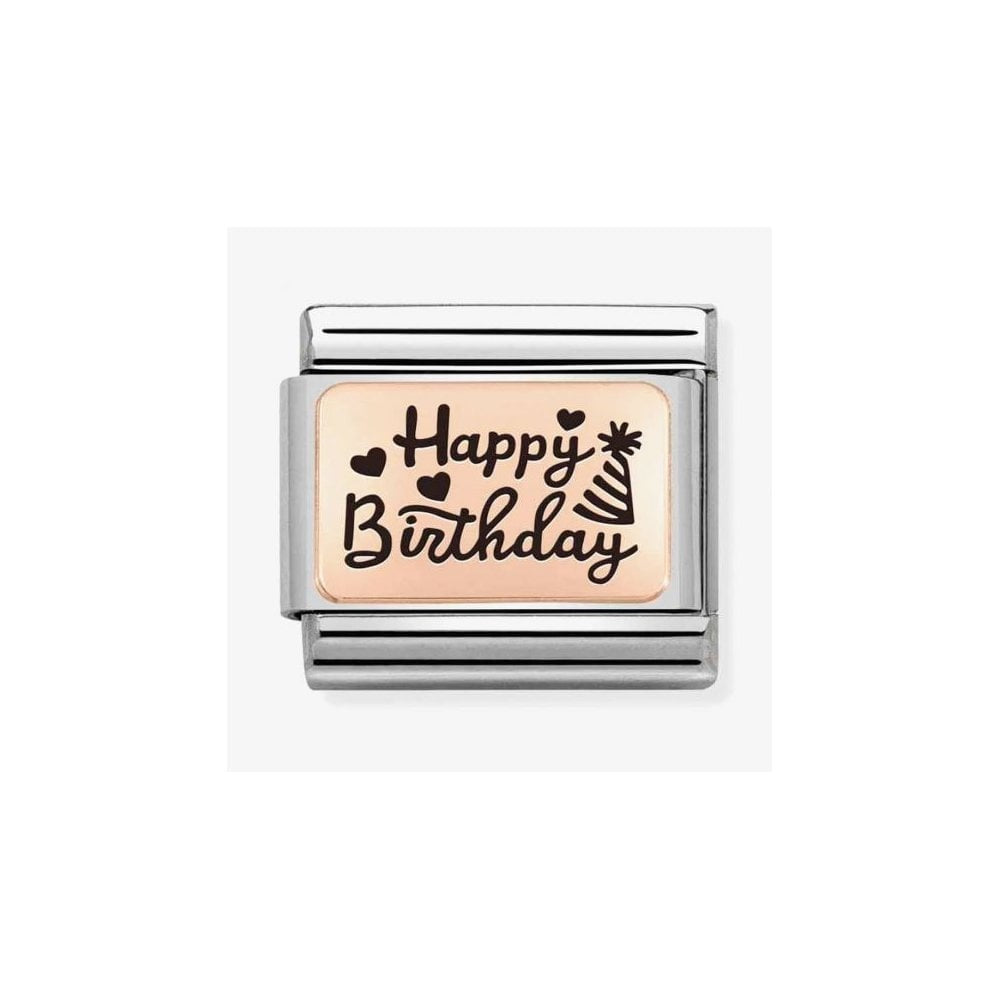Composable CLASSIC Plates Happy Birthday Charm 