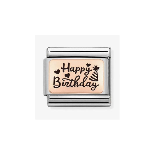 Composable CLASSIC Plates Happy Birthday Charm 
