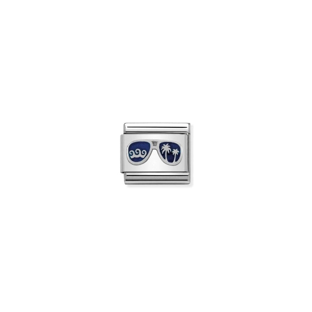 Composable Classic Blue Miami Sunglasses charm