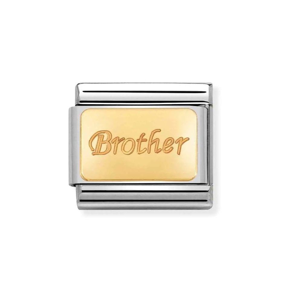 Composable Classic 'Brother' Link in Gold Charm