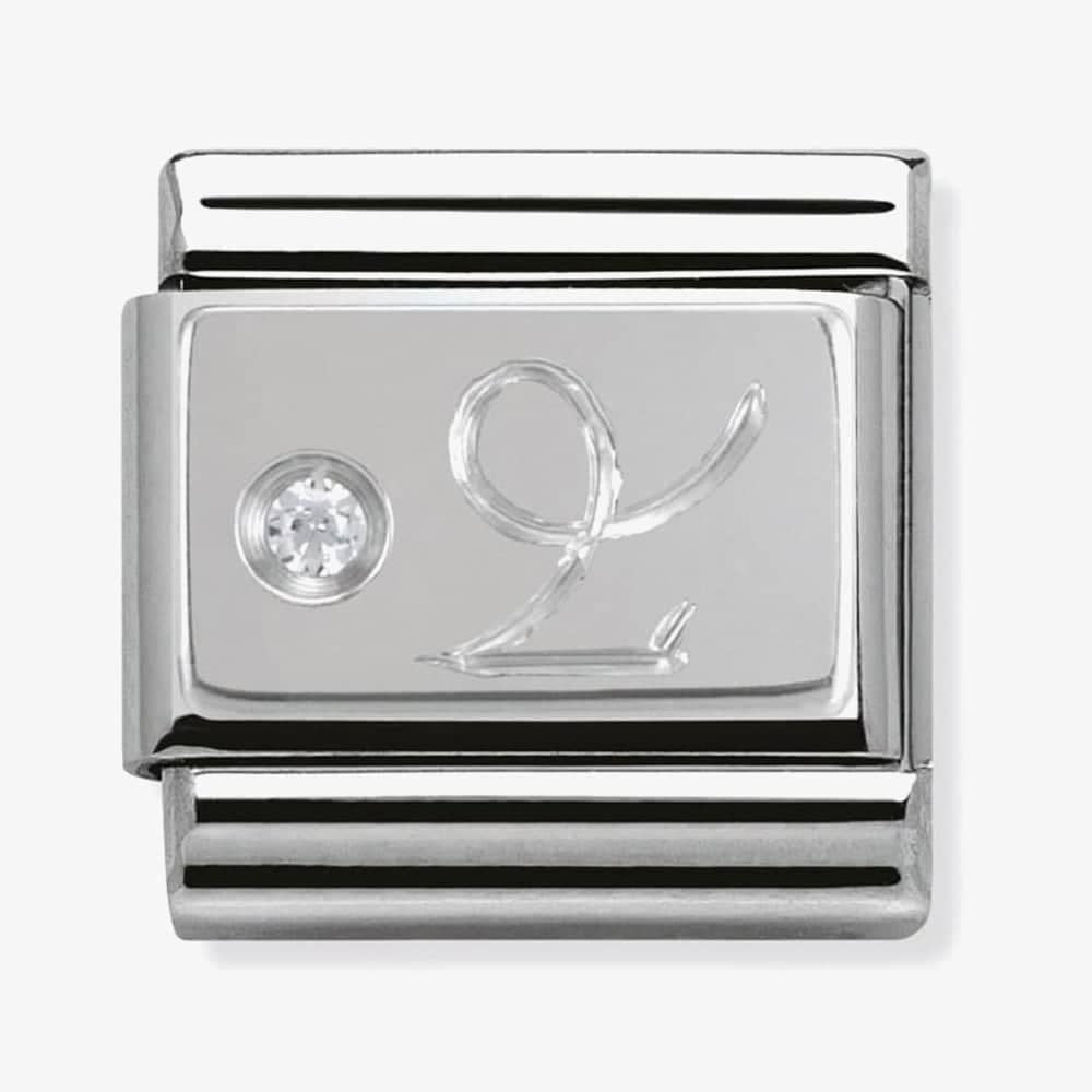 Composable Classic CAPRICON ZODIAC CHARM stainless steel, Cubic zirconia and 925 silver
