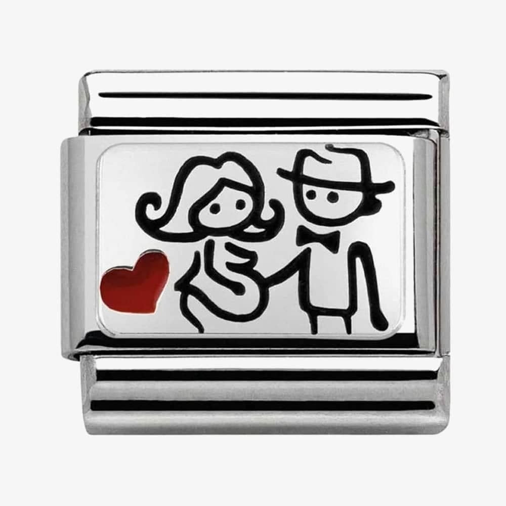 Composable Classic EXPECTANT MOM in stainless steel and sterling silver
