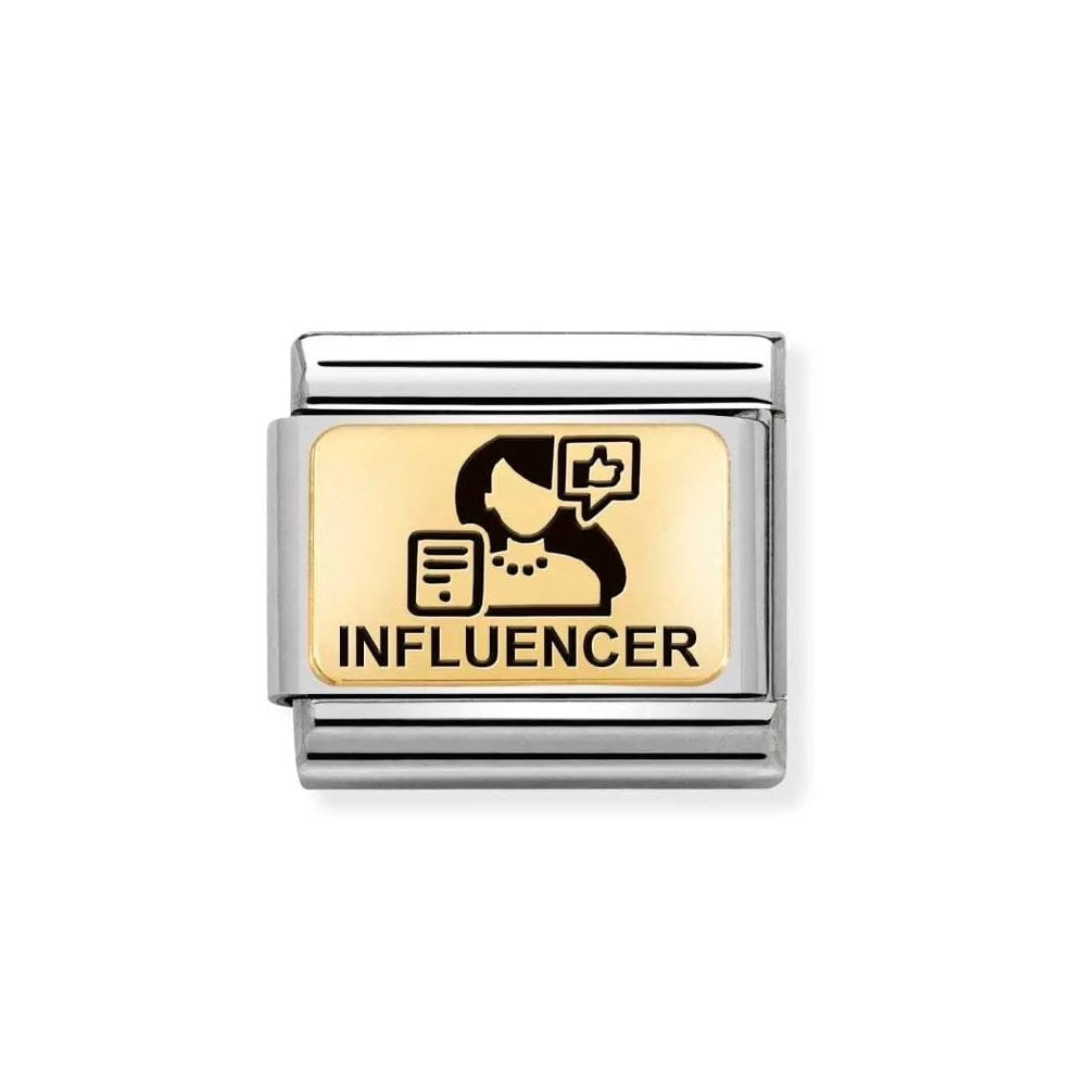 Composable Classic Gold Link 'Influencer' Charm