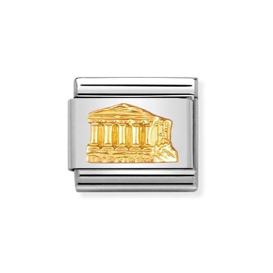 Composable Classic Gold Link 'Parthenon' Charm