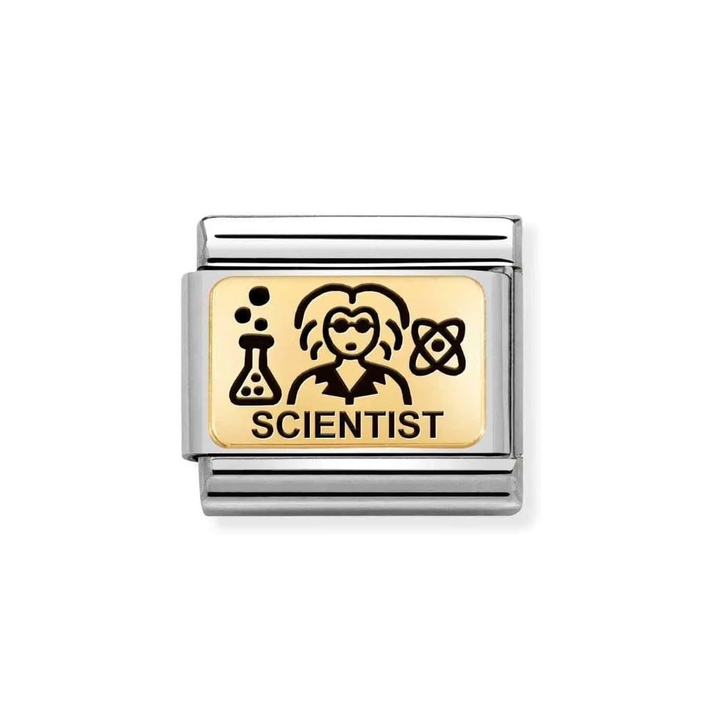 Composable Classic Gold Link 'Scientist' Charm