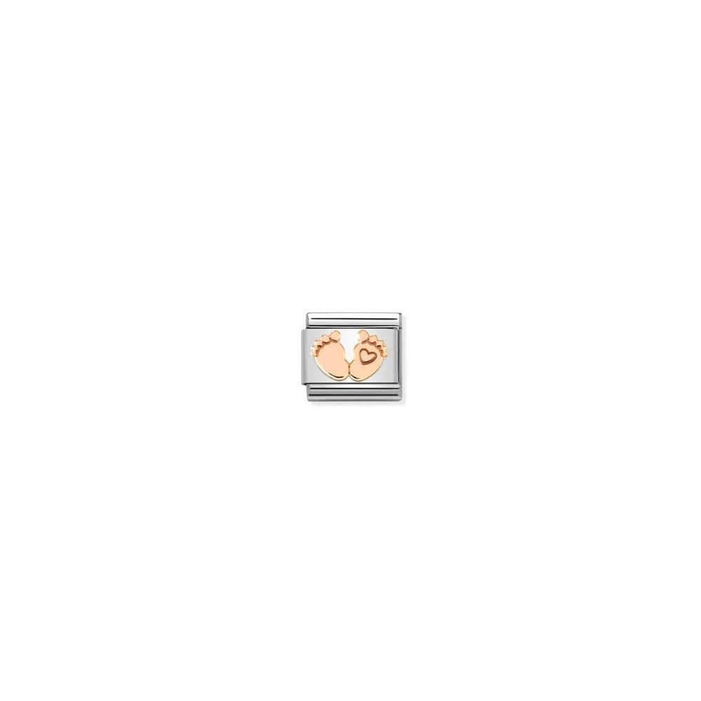 Composable Classic Link Baby Feet Charm