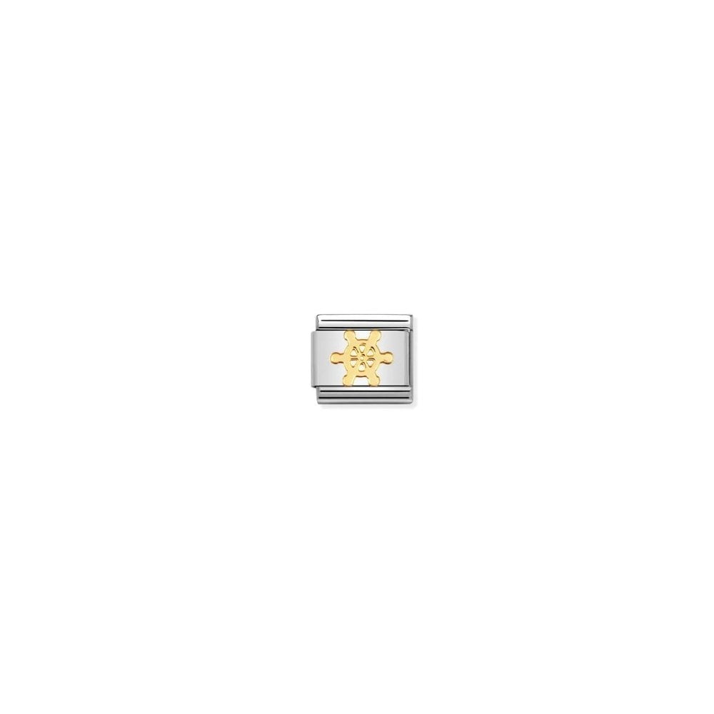 Composable Classic Link Boat's Wheel in Gold