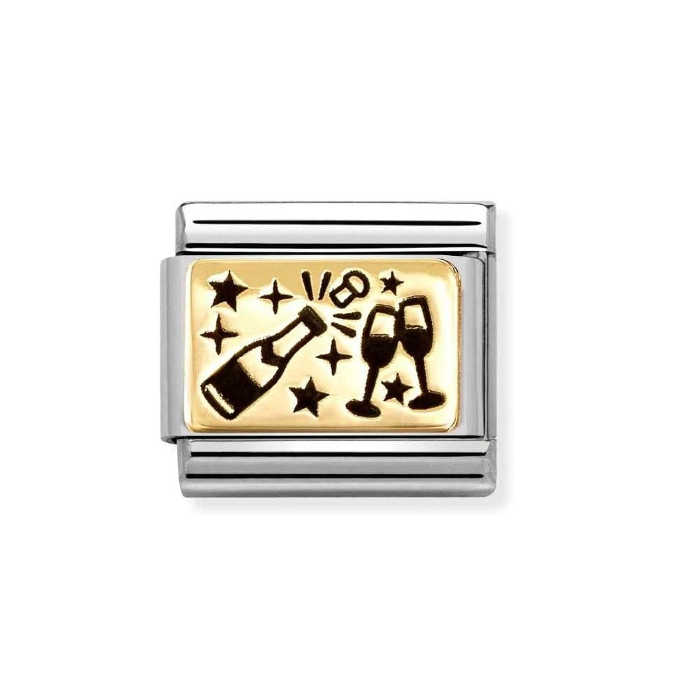Composable Classic Link, Champagne Glasses Charm