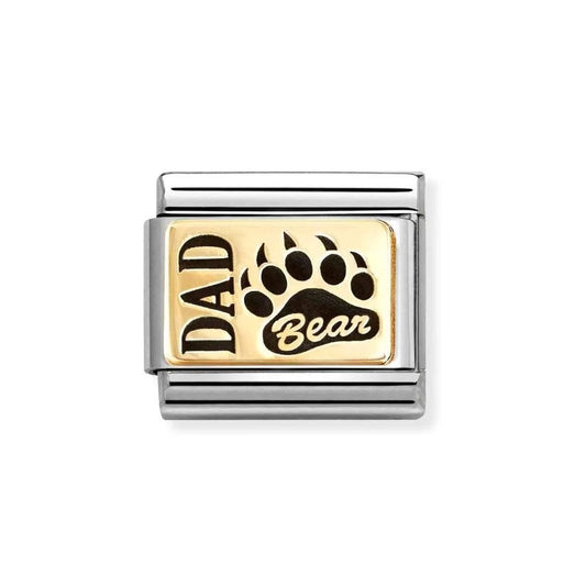 Composable Classic Link, DAD BEAR Charm