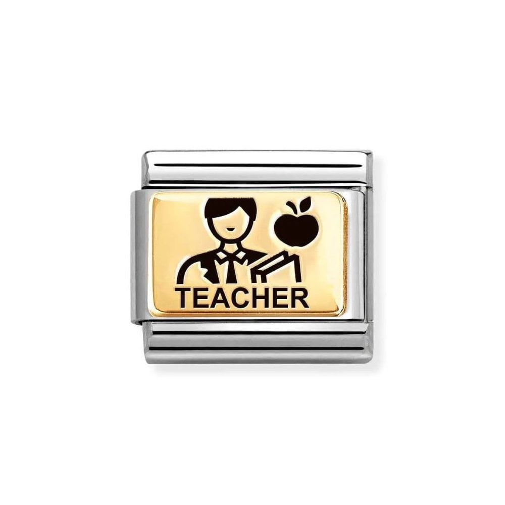 Composable Classic Link Gold (Male) Teacher Charm