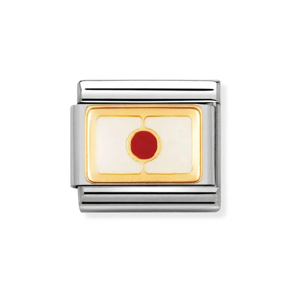 Composable Classic Link Japan Flag in Enamel Charm