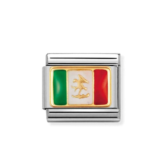 Composable Classic Link Mexico Flag Charm