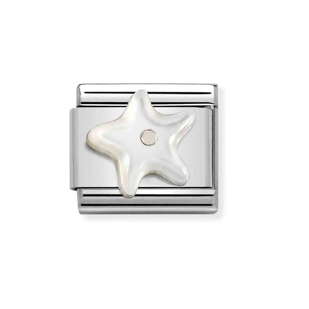 Composable Classic Link, Mother of Pearl Starfish Charm