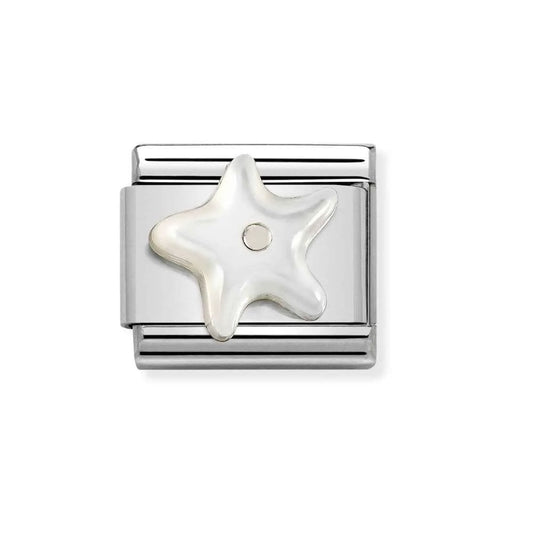 Composable Classic Link, Mother of Pearl Starfish Charm
