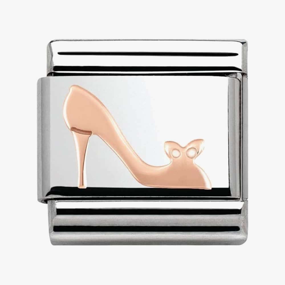 Composable Classic Link Rose Gold High Heel Shoe Charm