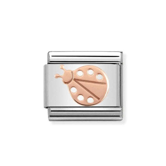 Composable Classic Link Rose Gold Ladybug Charm