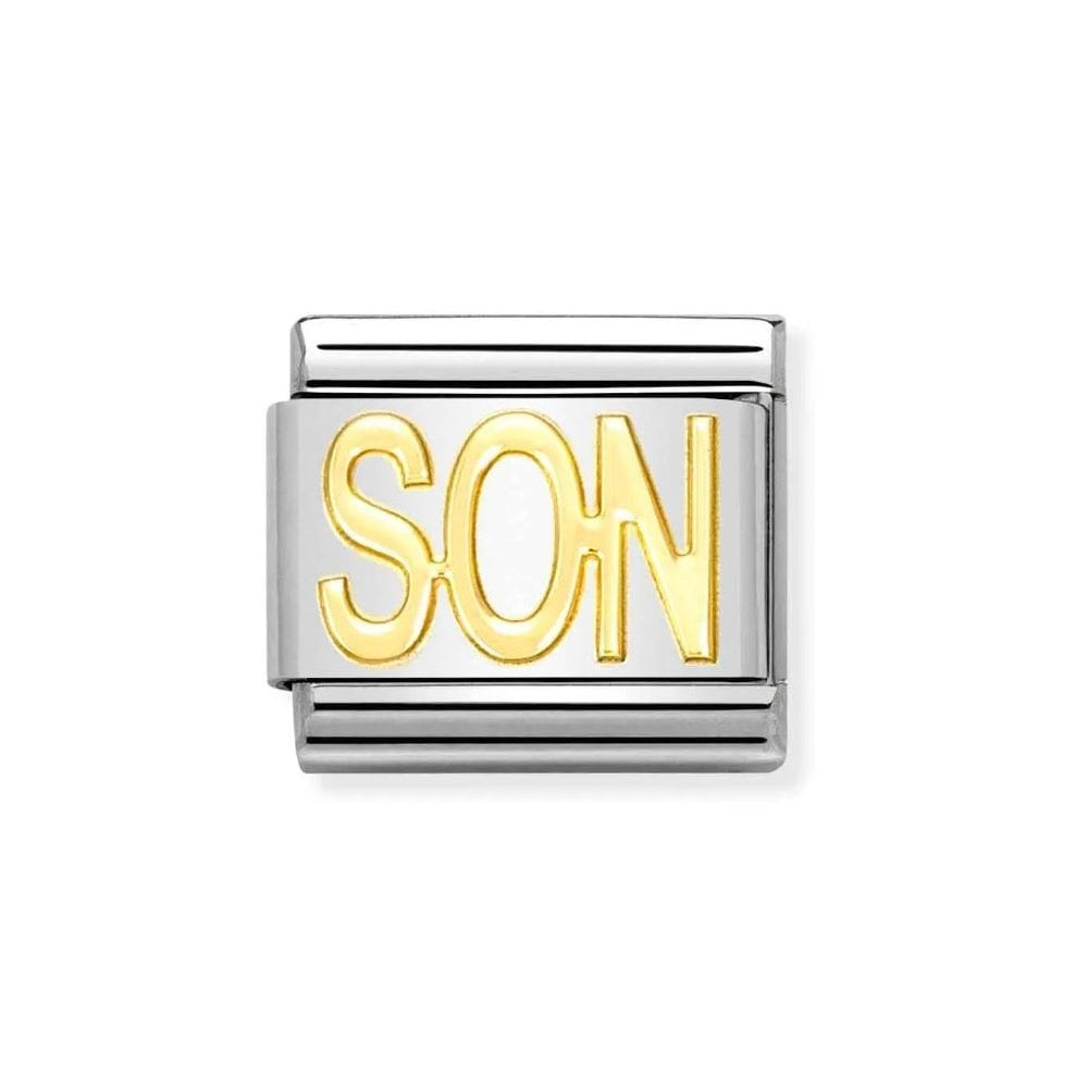 Composable Classic Link 'Son' writing in Gold Charm