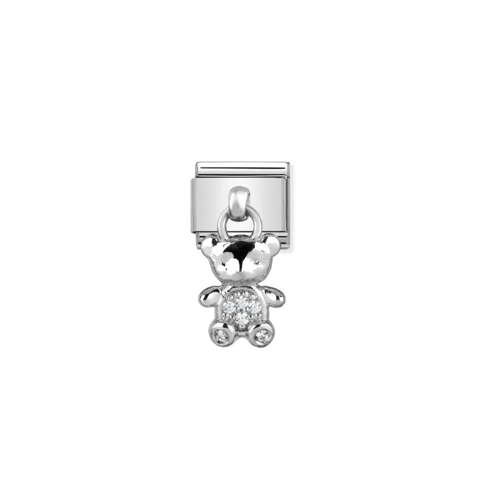 Composable Classic Link Teddy Bear pendant Charm