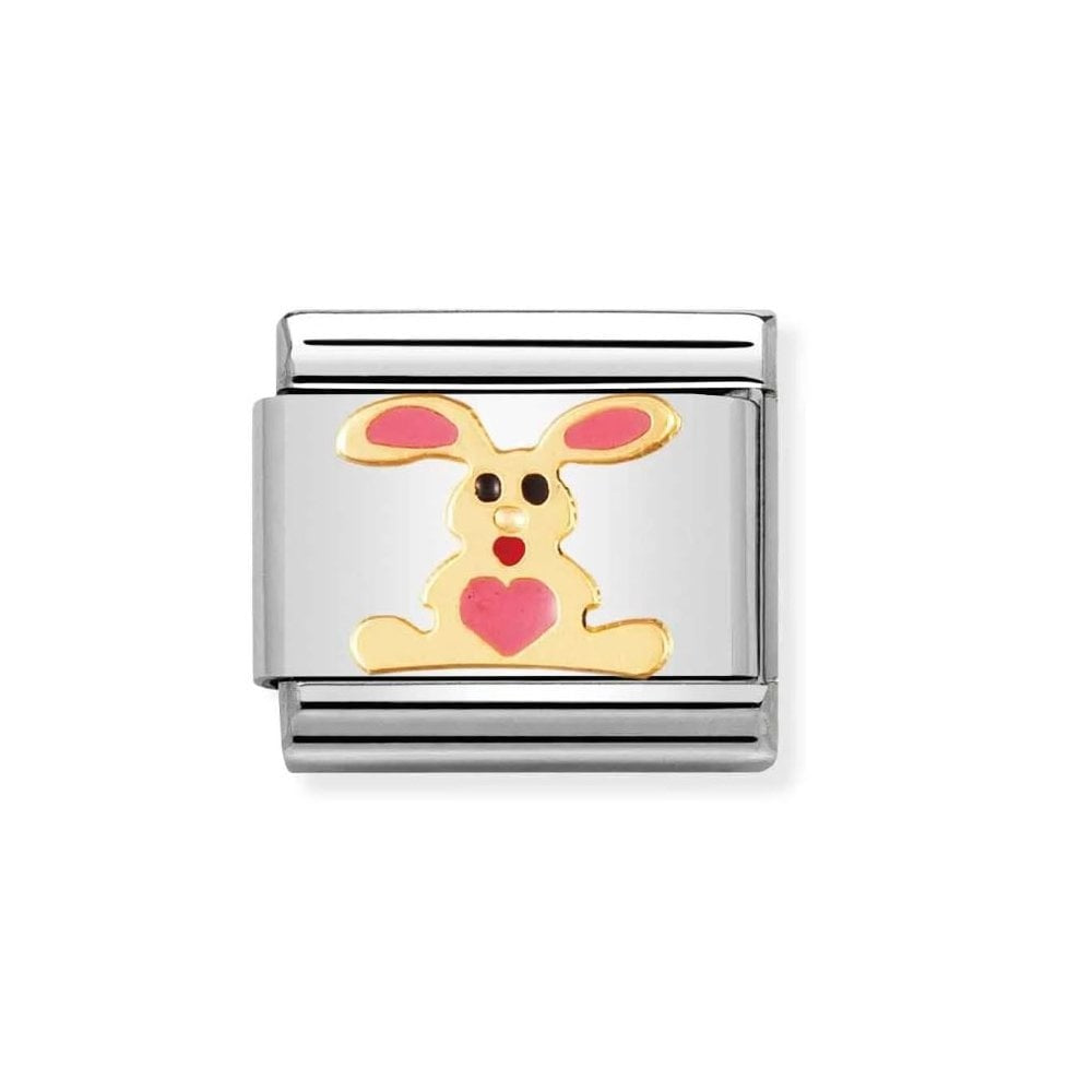Composable Classic Link pink Rabbit Charm